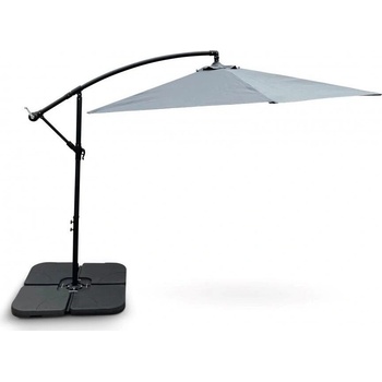 Noela Hook Slunečník se závažím 3 m, šedý NOELA 3457096 + 3457097