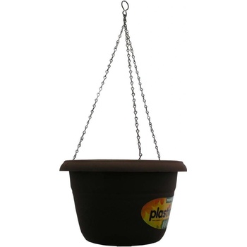 Nohel Garden Žardinka samozavlažovací SIESTA závěsná antracit 25x16 cm