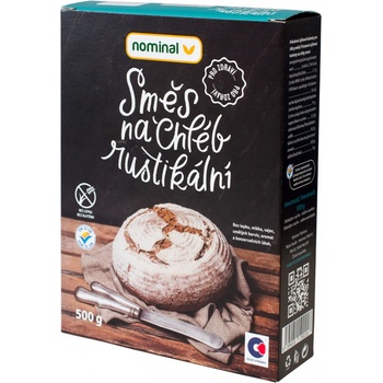 NOMINAL CZ OBCHODNÍ s.r.o. NOMINAL Bezlepková směs na chléb rustikální 0,5 kg