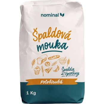 Nominal Špaldová mouka polohrubá 1 kg