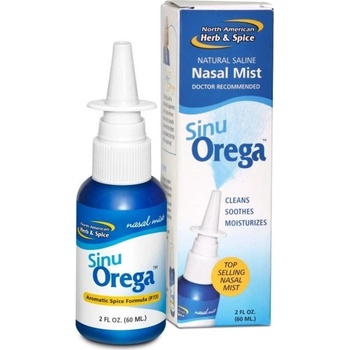 North American Herb & Spice SinuOREGA - přírodní sprej do nosu s mořskou solí a výtažky divokých bylin 60 ml