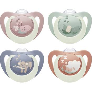 Nuk Dudlík First Choice Night 2 ks Bunny/Sheep