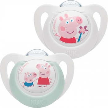 Nuk dudlík Star Peppa Pig 2 ks