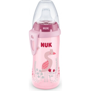 NUK FC Láhev PP Active Cup SI pítko růžová 300 ml