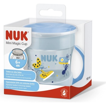 Nuk hrníček dětský Mini Magic 360° modrá 160 ml