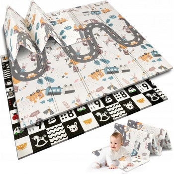 Nukido vzdělávací podložka pěnová Cesta 180 x 200 cm