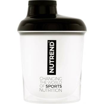 Nutrend Shaker Mini 300 ml, průhledná + černá