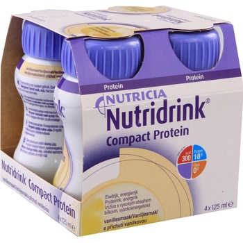 NUTRIDRINK COMPACT PROTEIN S PŘÍCHUTÍ VANILKOVOU POR SOL 4X125ML