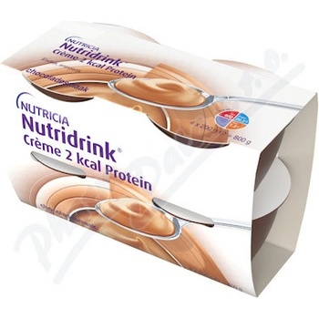 NUTRIDRINK CREME 2 KCAL PROTEIN S PŘÍCHUTÍ ČOKOLÁDOVOU POR SOL 4X200G