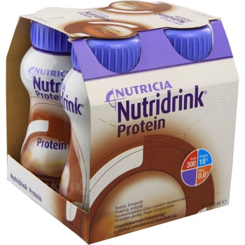 NUTRIDRINK PROTEIN S PŘÍCHUTÍ ČOKOLÁDOVOU POR SOL 4X200ML