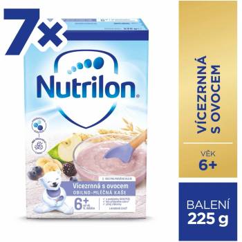 Nutrilon Pronutra Vícezrnná s ovocem 7 x 225 g