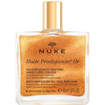 Nuxe Huile Prodigieuse® OR Multifunkční třpytivý suchý olej multifunkční třpytivý suchý olej na pleť, tělo a vlasy 50 ml