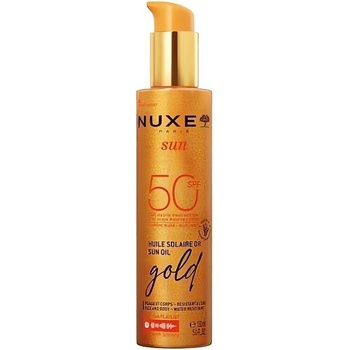 Nuxe Sun Rozjasňující olej s třpytkami na tvář a tělo SPF50 150 ml