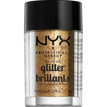 NYX Professional Makeup Glitter třpytky na obličej i tělo 08 Bronze 2,5 g