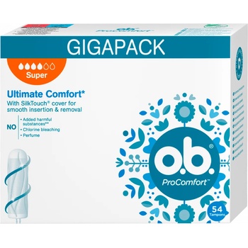 O.B. Tampóny ProComfort Super 54 ks