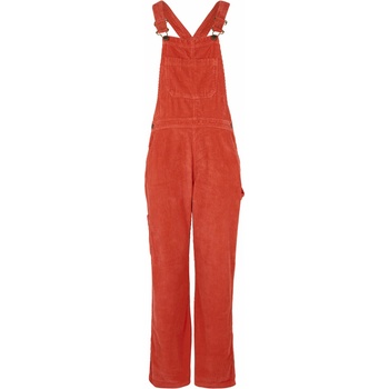 O'Neill CORD DUNGAREE Dámské laclové kalhoty červená