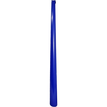 Obouvací lžíce kovová 63 cm modrá
