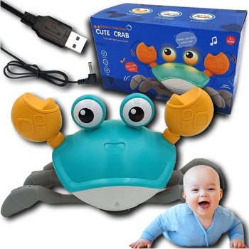 OEM - Interaktivní krab se zvukem zelený