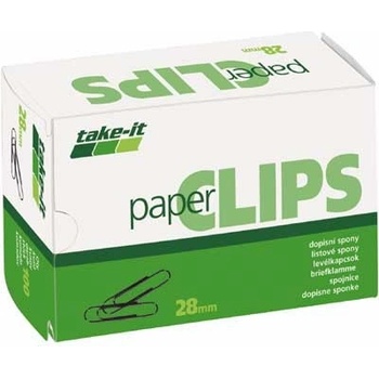 OFFICEO Sponky kancelářské, délka 28mm (bal.100ks) (BAL)