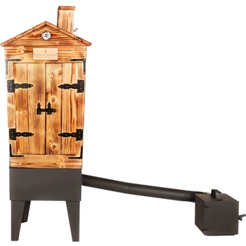 Ohenvzahrade Dřevěná udírna Nessa s kováním a festovníma nohama