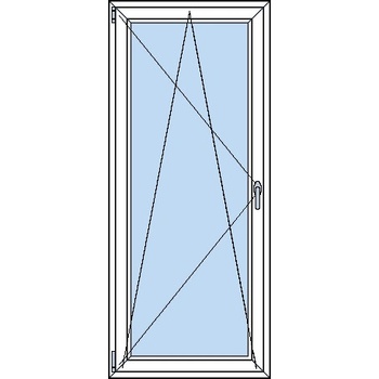 OknaDvereNaMiru.cz Plastové balkonové dveře OS bílá 60 x 160 cm
