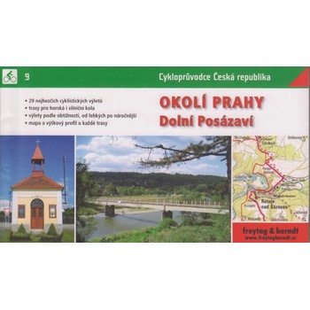 Okolí Prahy Dolní posázaví cykloprůvodce Freytag č.9