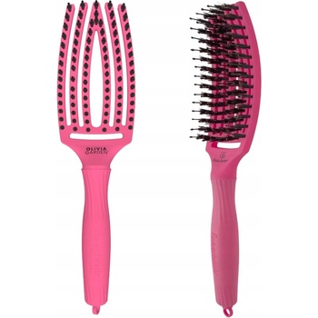 Olivia Garden Fingerbrush COMBO Hot Pink