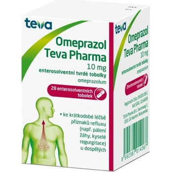 OMEPRAZOL TEVA PHARMA POR 10MG CPS ETD 28