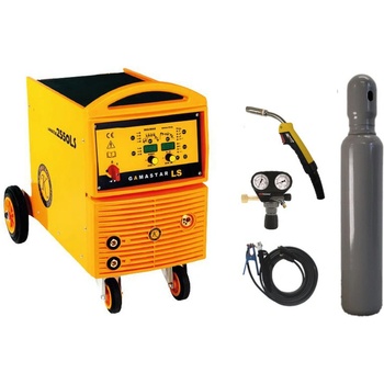 Omicron Gamastar 2550LS Synergie 2796 + hořák Binzel + kabely 25/4m + lahev Co2
