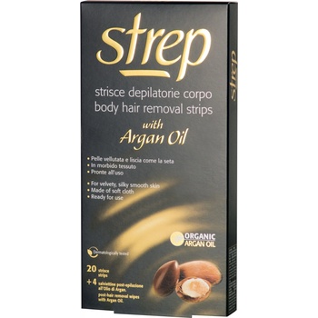 Opilca Strep voskové pásky Face & Bikini depilace Argan 20 ks