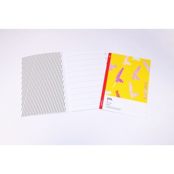 Optys Školní sešit 511L s dvěma pomocnými linkami 20 mm a s lenochem pro sklon písma písmena