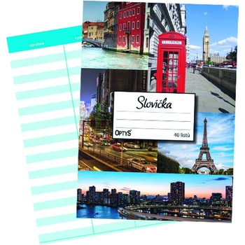 Optys Slovníček Sešit na slovíčka pro větší školáky A5