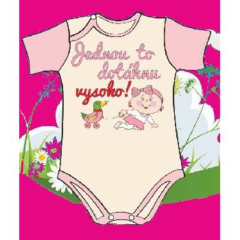 Originální body s potiskem Jednou to dotáhnu vysoko