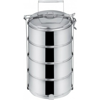 Orion nerezový jídlonosič 4 x 1,3 l s víky 120965