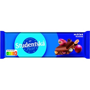 Orion Studentská pečeť Mléčná čokoláda s arašídy, rozinkami a želé 250 g