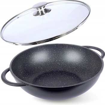 Orion Wok Grande pánev se skleněnou poklicí 32 cm