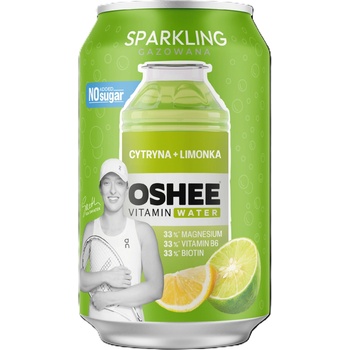 Oshee Perlivá vitamínová voda Citron + Limetka 330 ml