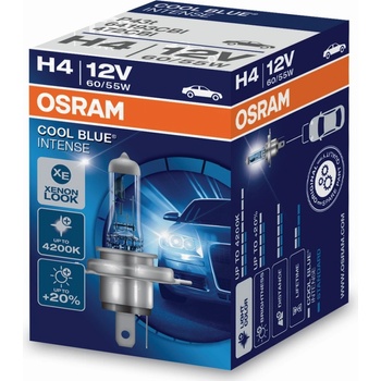 Osram Cool Blue Intense H4 P43t-38 12V 60/55W