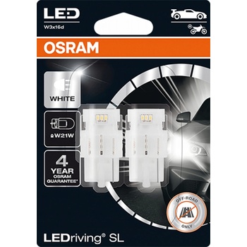 Osram LED W21W 7505DRP-02B RED 12V 1,4W W3x16d