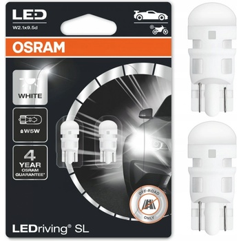 Osram LEDriving SL W5W 12V 1W W2,1x9,5d 6000K 2 ks 2825DWP-02B