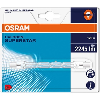 Osram Trubková halogenová žárovka R7s 120 W 2250 lm teplá bílá