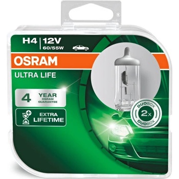Osram Ultra Life H4 P43t 12V 60/55W 2 ks 64193 ULT-HCB