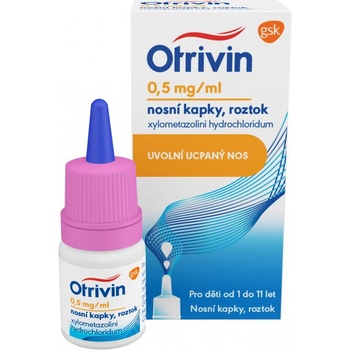 OTRIVIN NAS 0,5MG/ML NAS GTT SOL 1X10ML