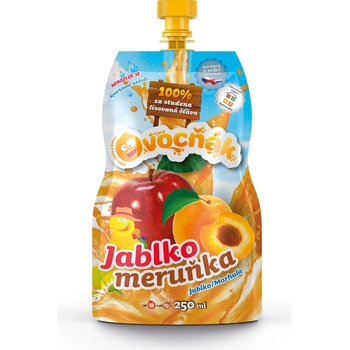 Ovocňák kapsička jablko meruňka 120 g