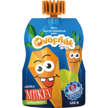 Ovocňák kapsička jablko mrkev 120 g