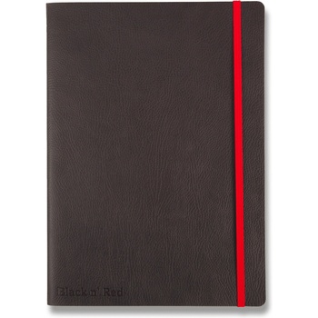Oxford Zápisník Black n´ Red Journal linkovaný měkké desky černá A5 72 listů