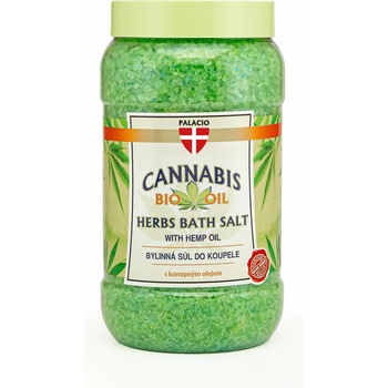 Palacio konopná sůl do koupele 1200 ml