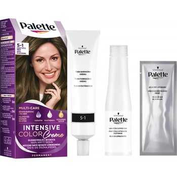 Palette Intensive Color Creme barva na vlasy ledový světle hnědý 5-1