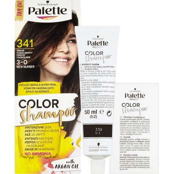 Pallete Color Shampoo čokoládový 341
