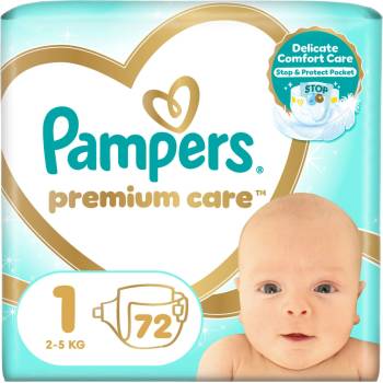 Pampers Premium Care 1 72 ks